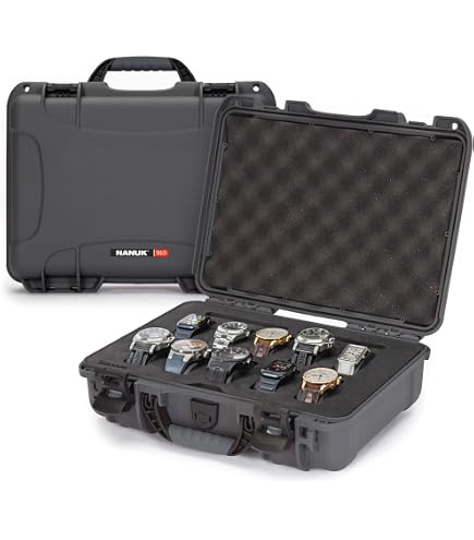 Pelican Case 1400 Custom Foam Insert for 10 Watches (FOAM ONLY